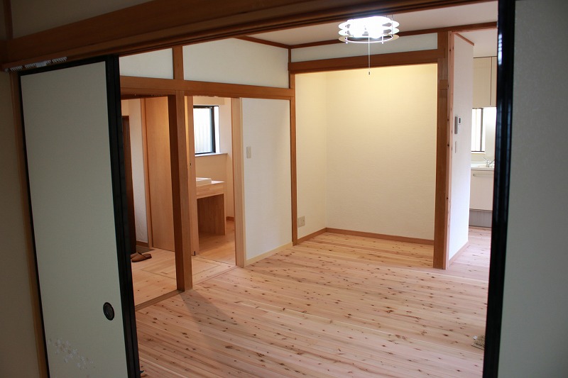 自然素材リフォーム後