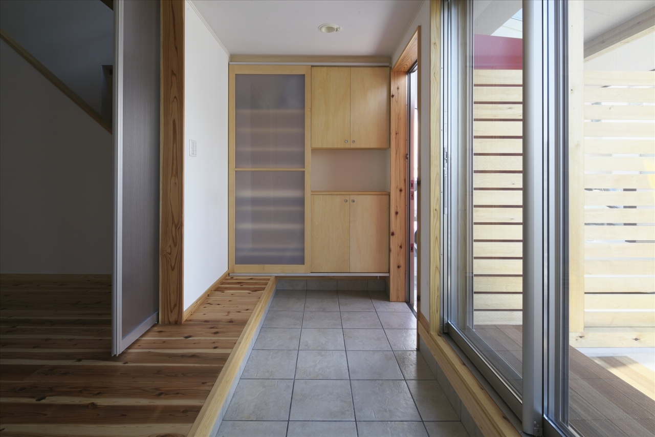 広い土間はワクワク空間